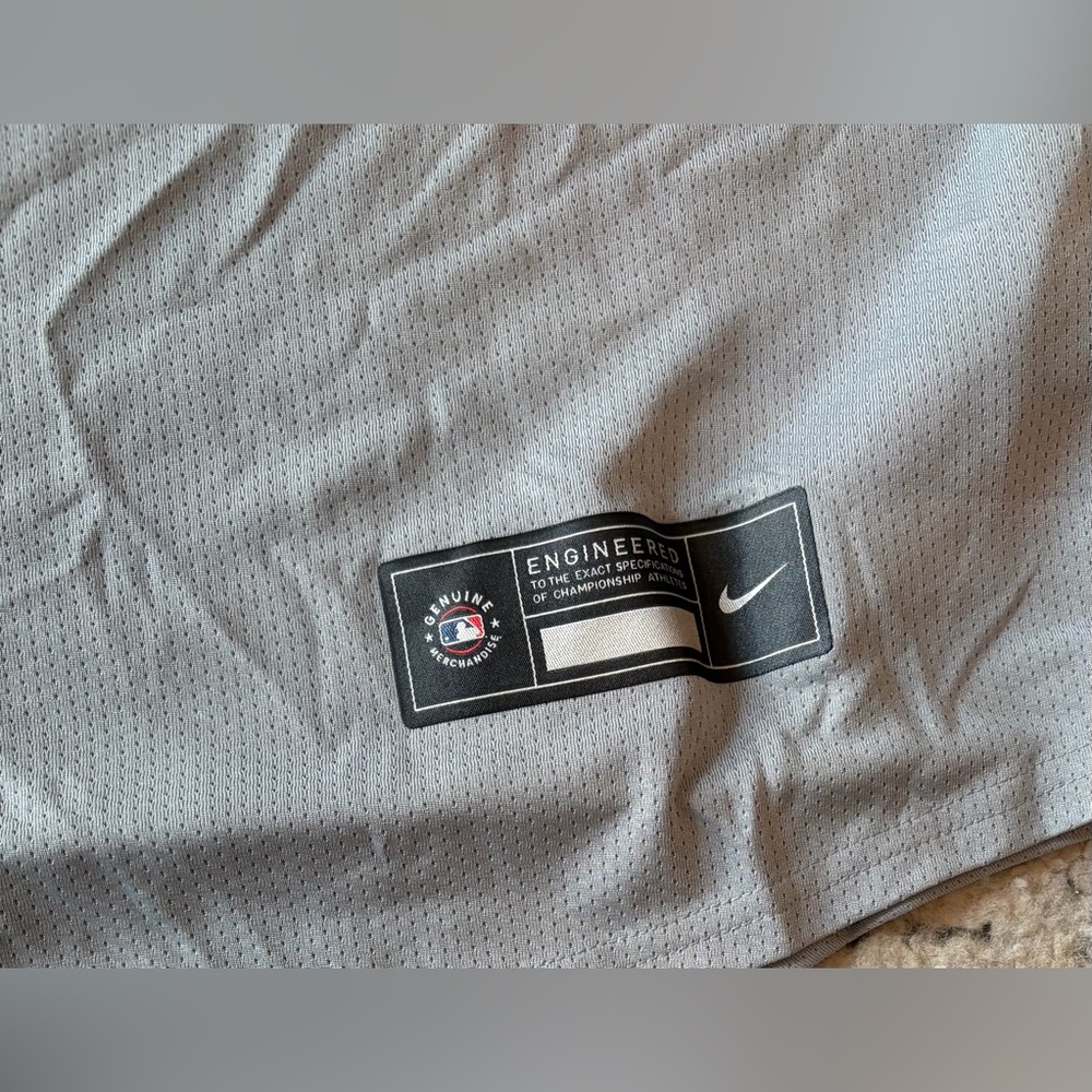 Nike LA Los Angeles Dodgers Tommy Edman #25 MLB Baseball Gray Jersey Men’s Sz: M - Picture 4 of 8